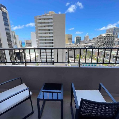 شقة 1508- Heart Of Waikiki With Kitchen-Free Parking-King Bed-Corner Unit هونولولو المظهر الخارجي الصورة
